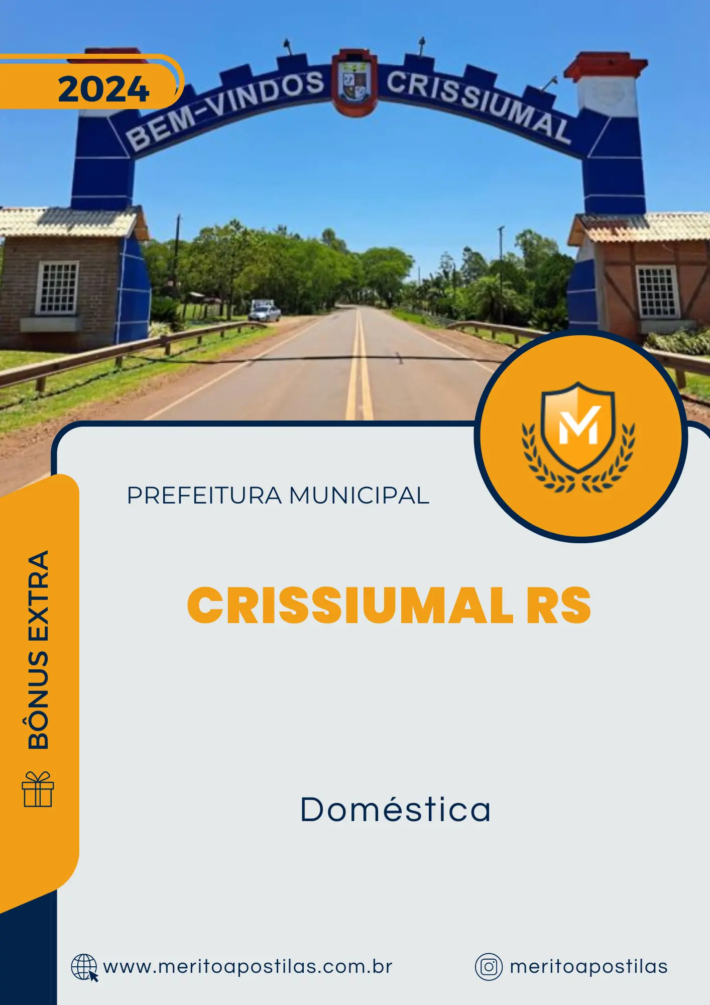 Apostila Doméstica Prefeitura de Crissiumal RS 2024