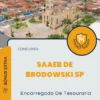 Apostila Encarregado De Tesouraria Concurso SAAEB de Brodowski SP 2024