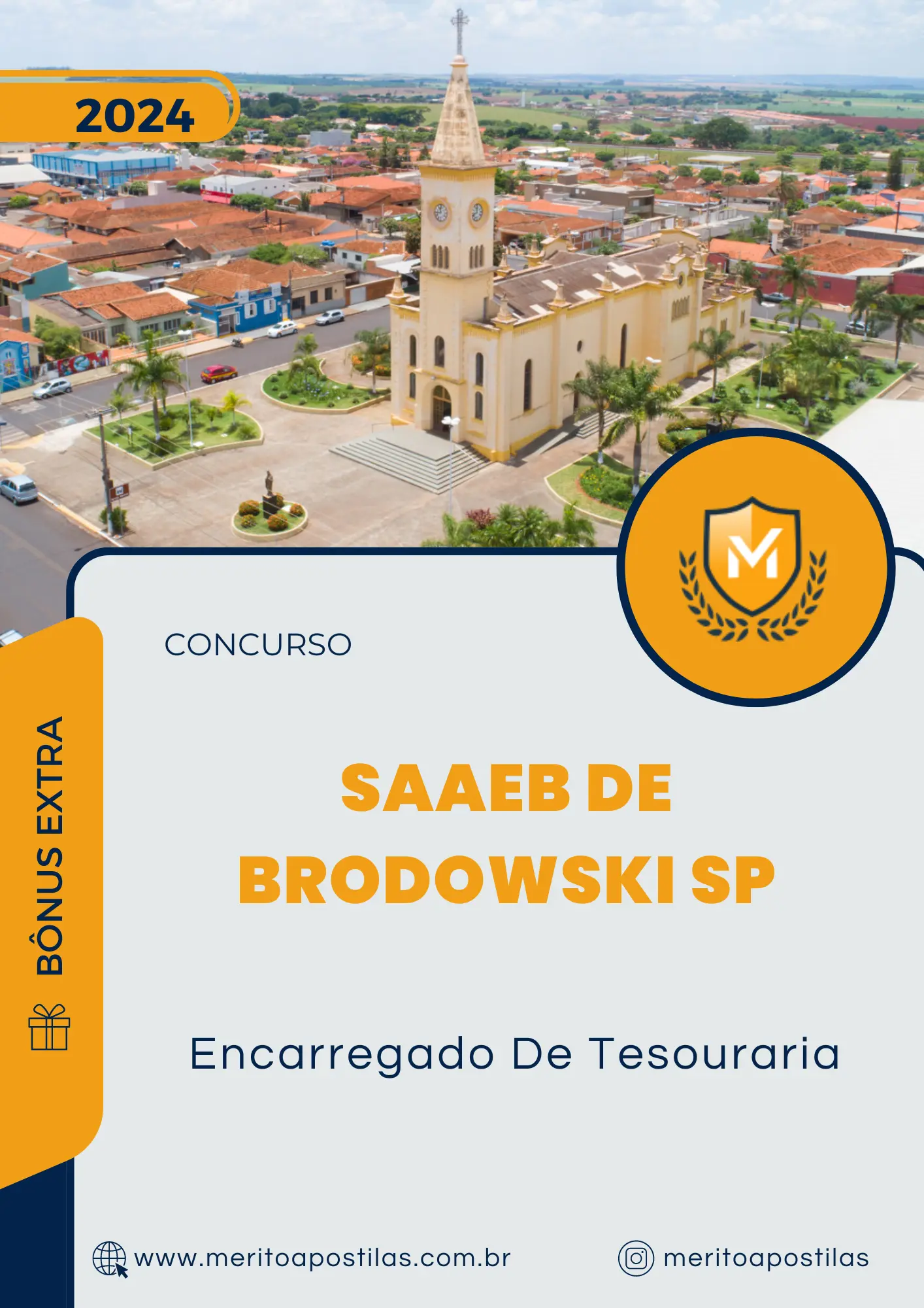 Apostila Encarregado De Tesouraria Concurso SAAEB de Brodowski SP 2024