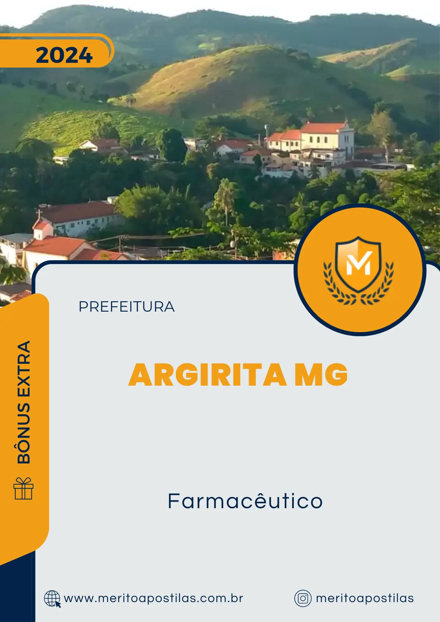 Apostila Farmacêutico Prefeitura Argirita MG 2024