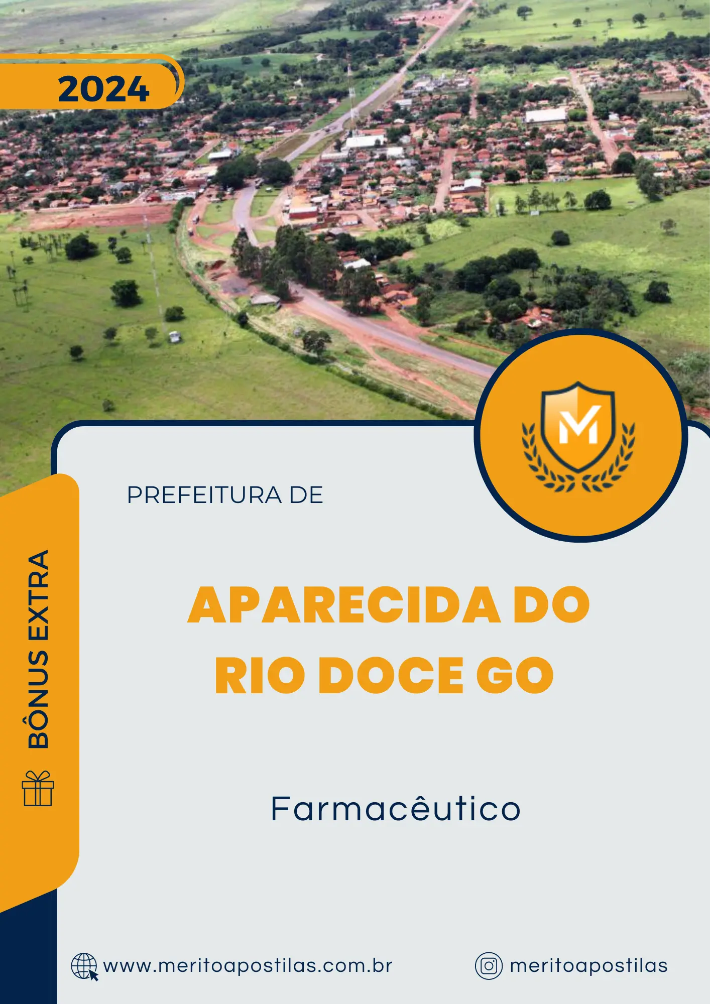 Apostila Farmacêutico Prefeitura de Aparecida do Rio Doce GO 2024