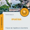 Apostila Fiscal de Vigilância Sanitária Prefeitura de Ipiaú BA 2024