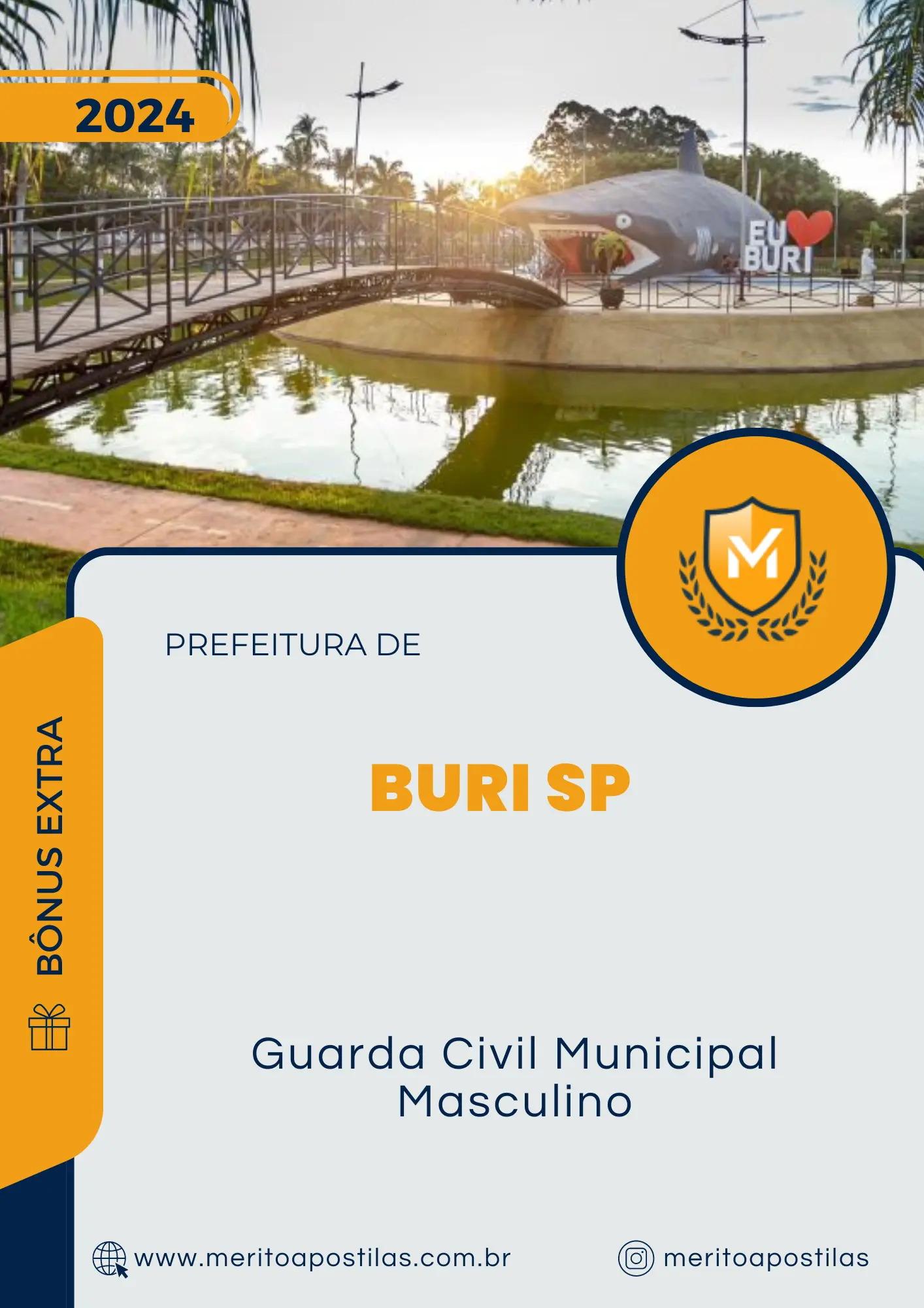 Apostila Guarda Civil Municipal Masculino Prefeitura de Buri SP 2024