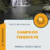 Apostila Médico Clínico Geral Prefeitura de Campo do Tenente PR 2024
