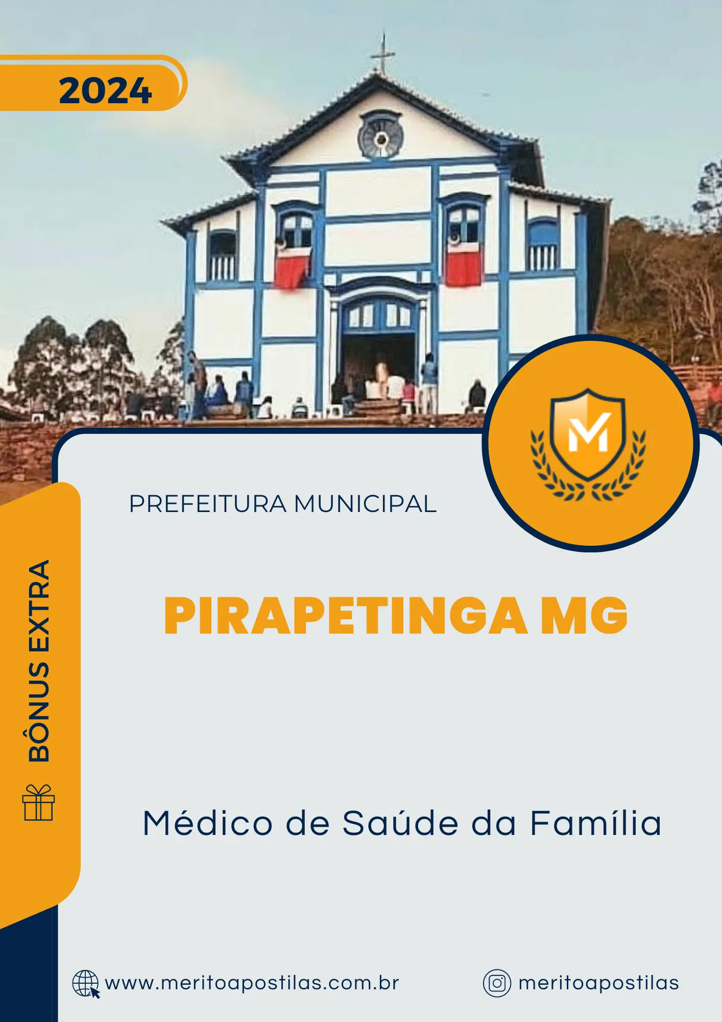 Apostila Médico de Saúde da Família Prefeitura de Pirapetinga MG 2024