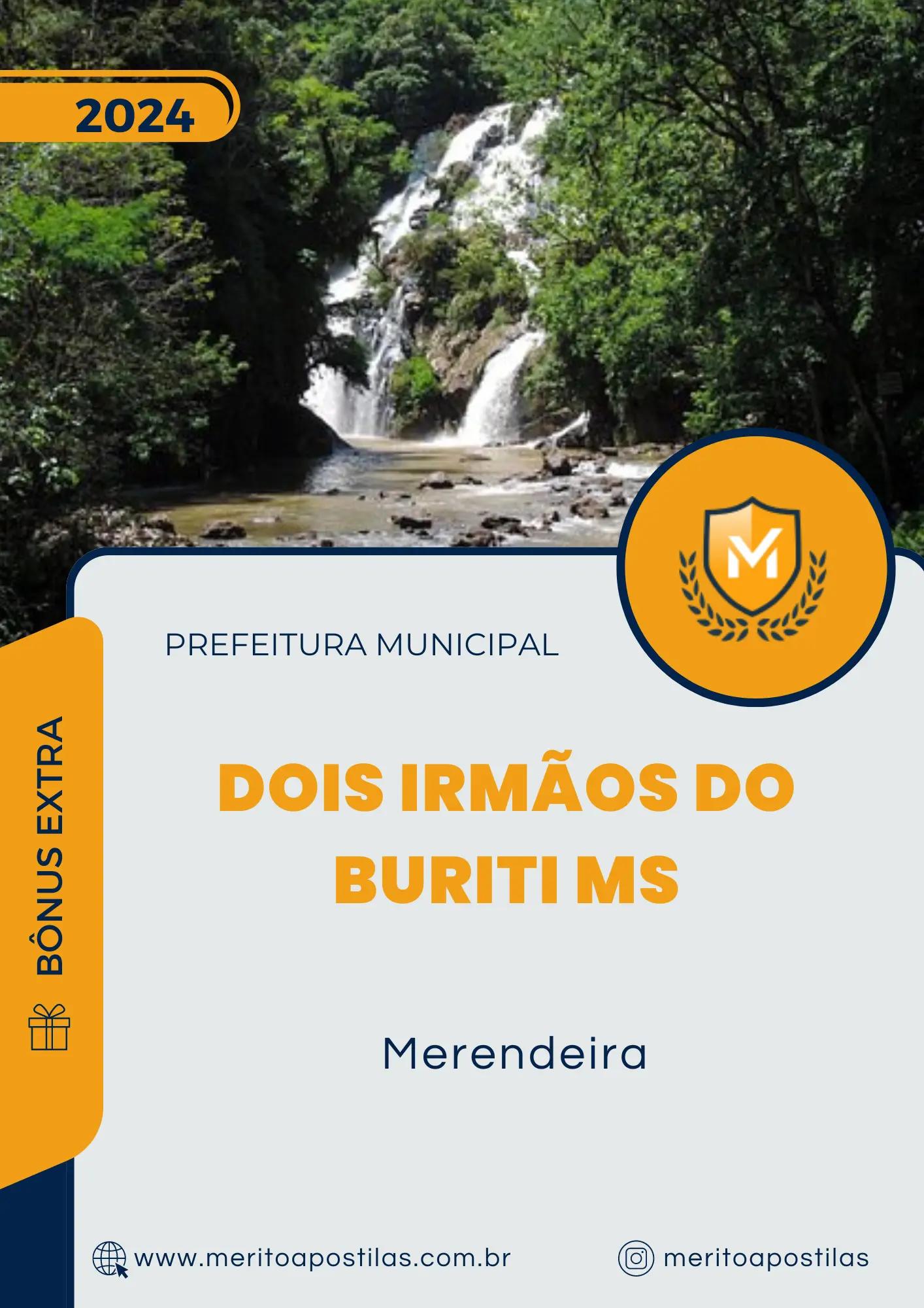 Apostila Merendeira Prefeitura de Dois Irmãos do Buriti MS 2024