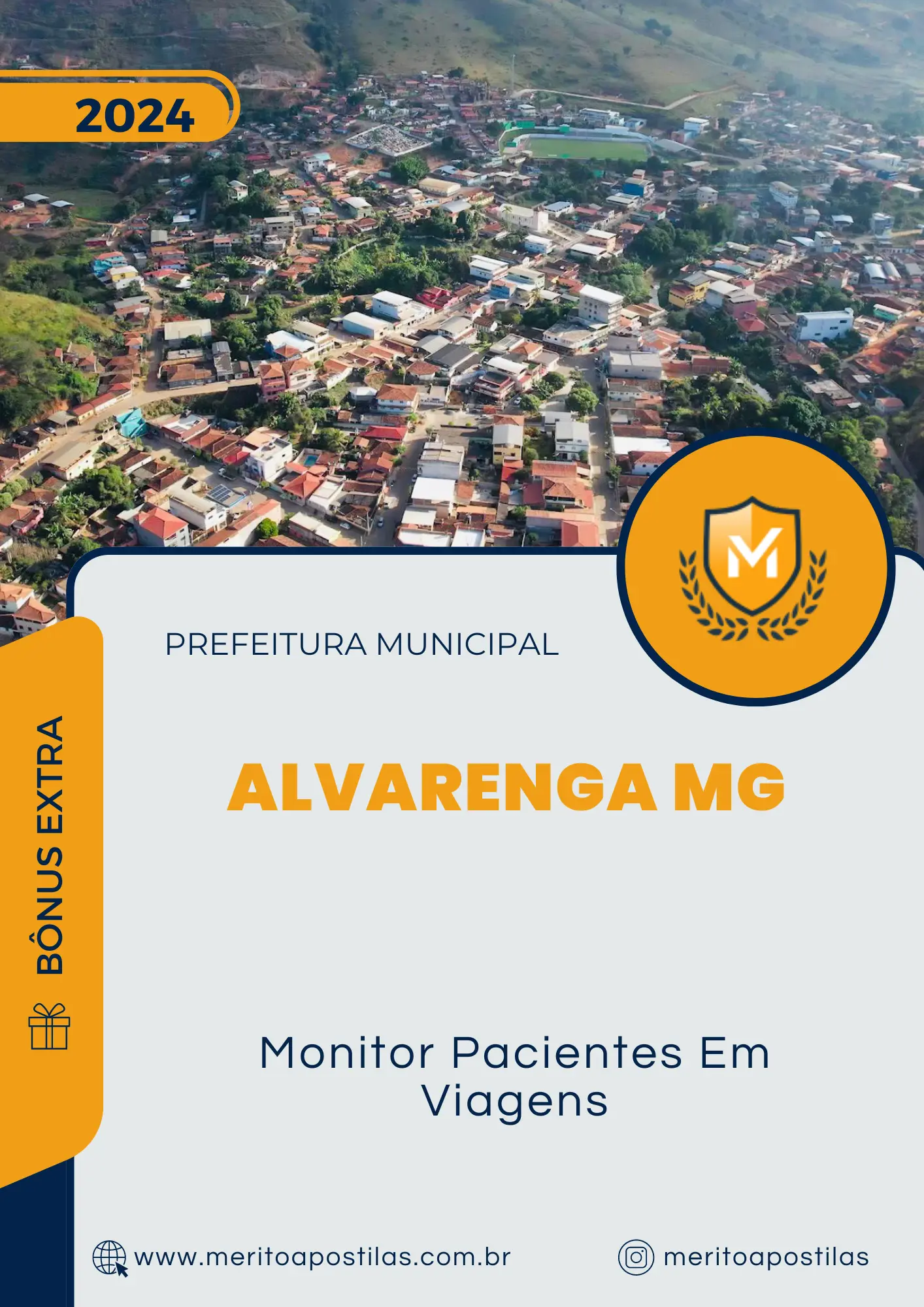 Apostila Monitor Pacientes Em Viagens Prefeitura de Alvarenga MG 2024