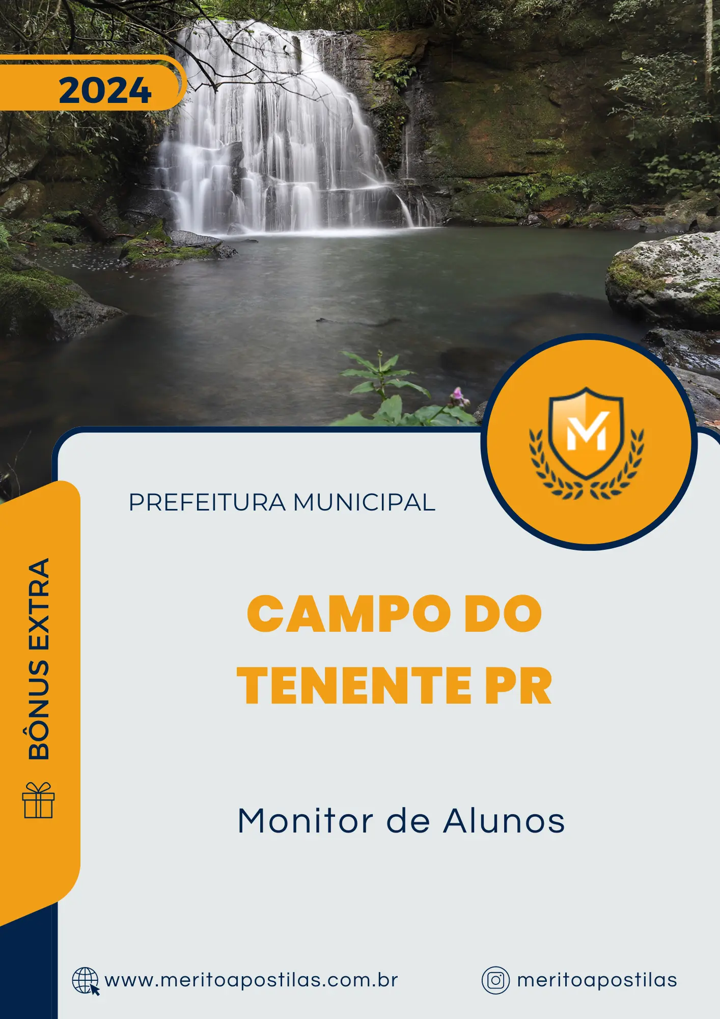 Apostila Monitor de Alunos Prefeitura de Campo do Tenente PR 2024