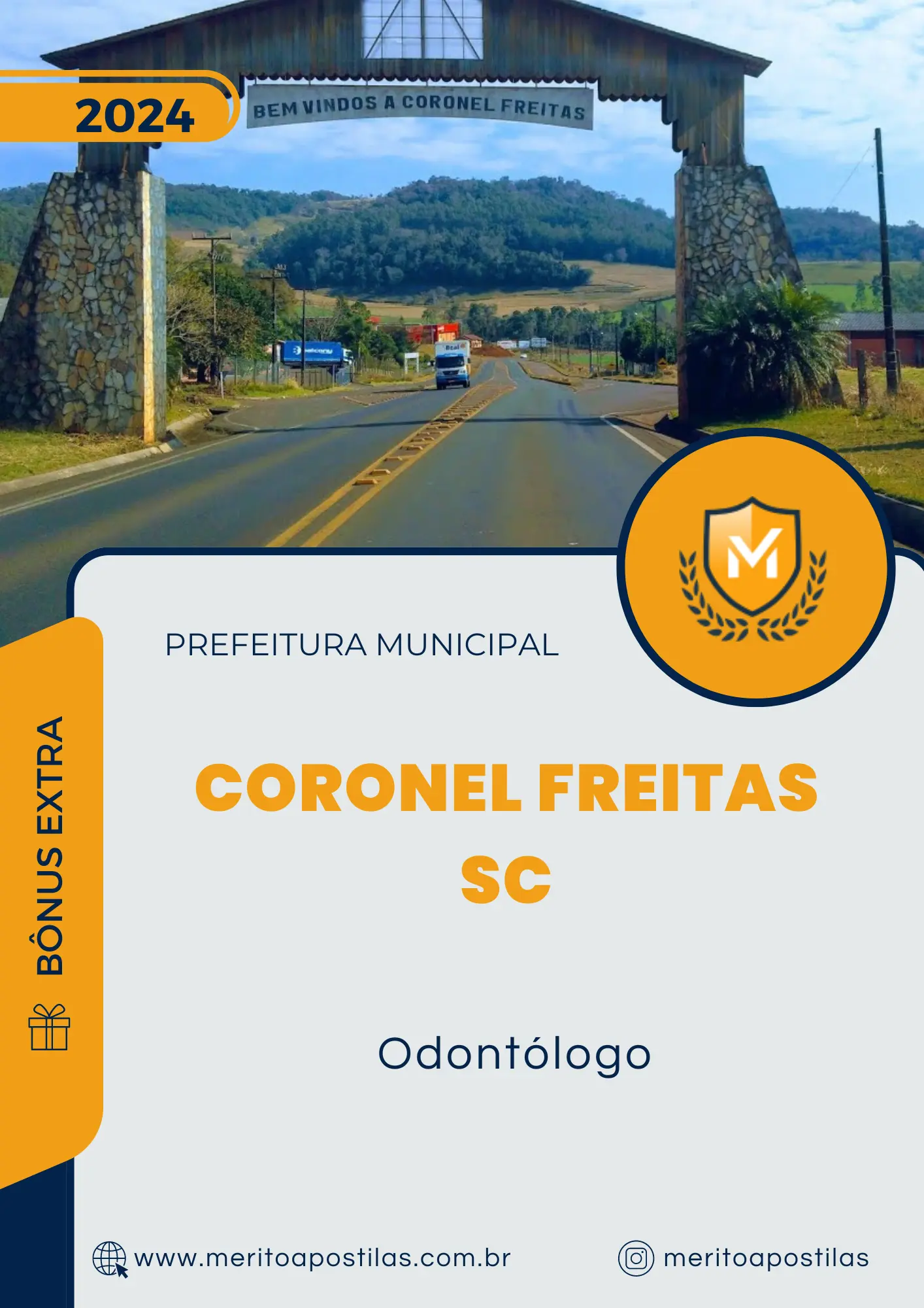 Apostila Odontólogo Prefeitura de Coronel Freitas SC 2024