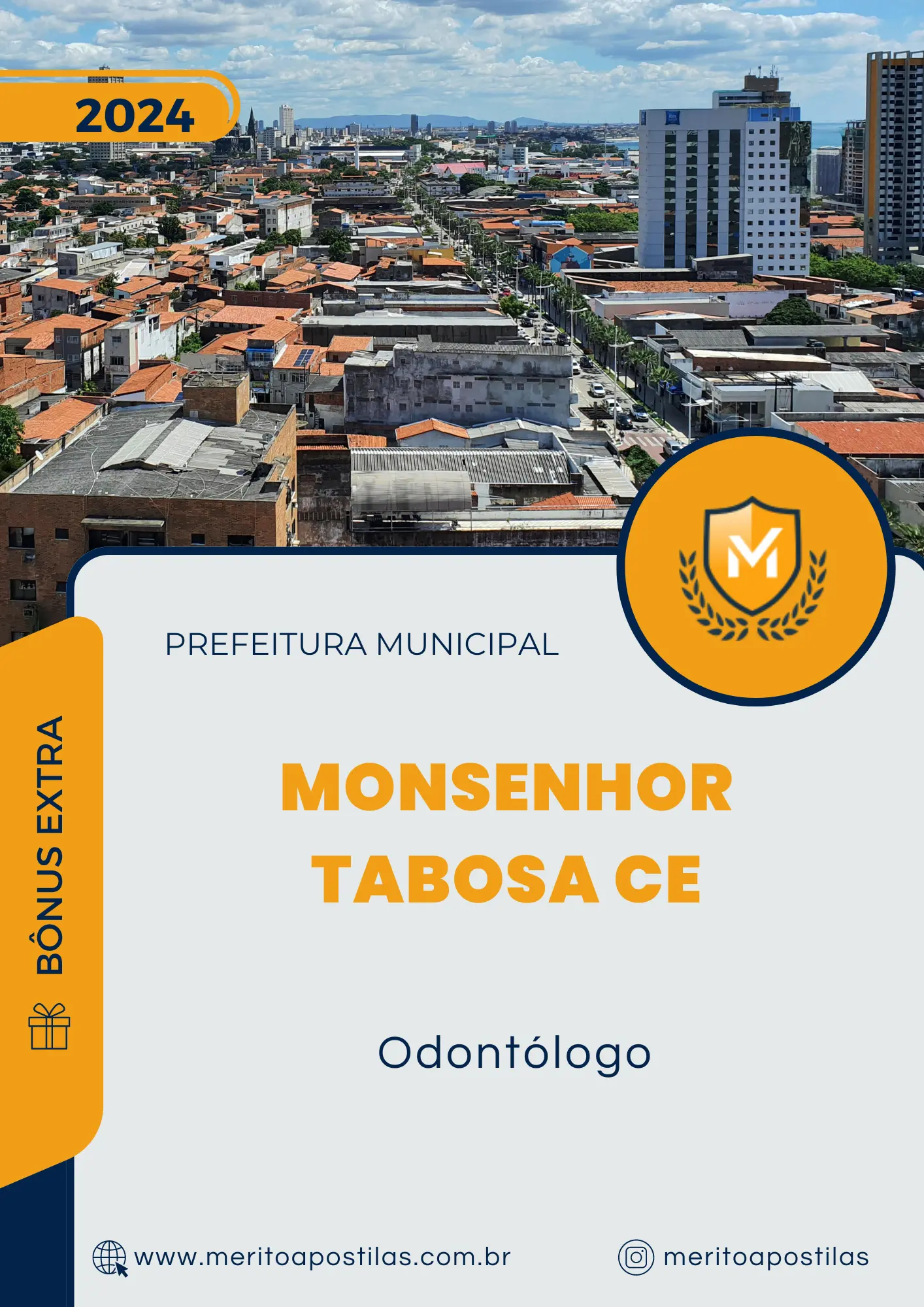 Apostila Odontólogo Prefeitura de Monsenhor Tabosa CE 2024