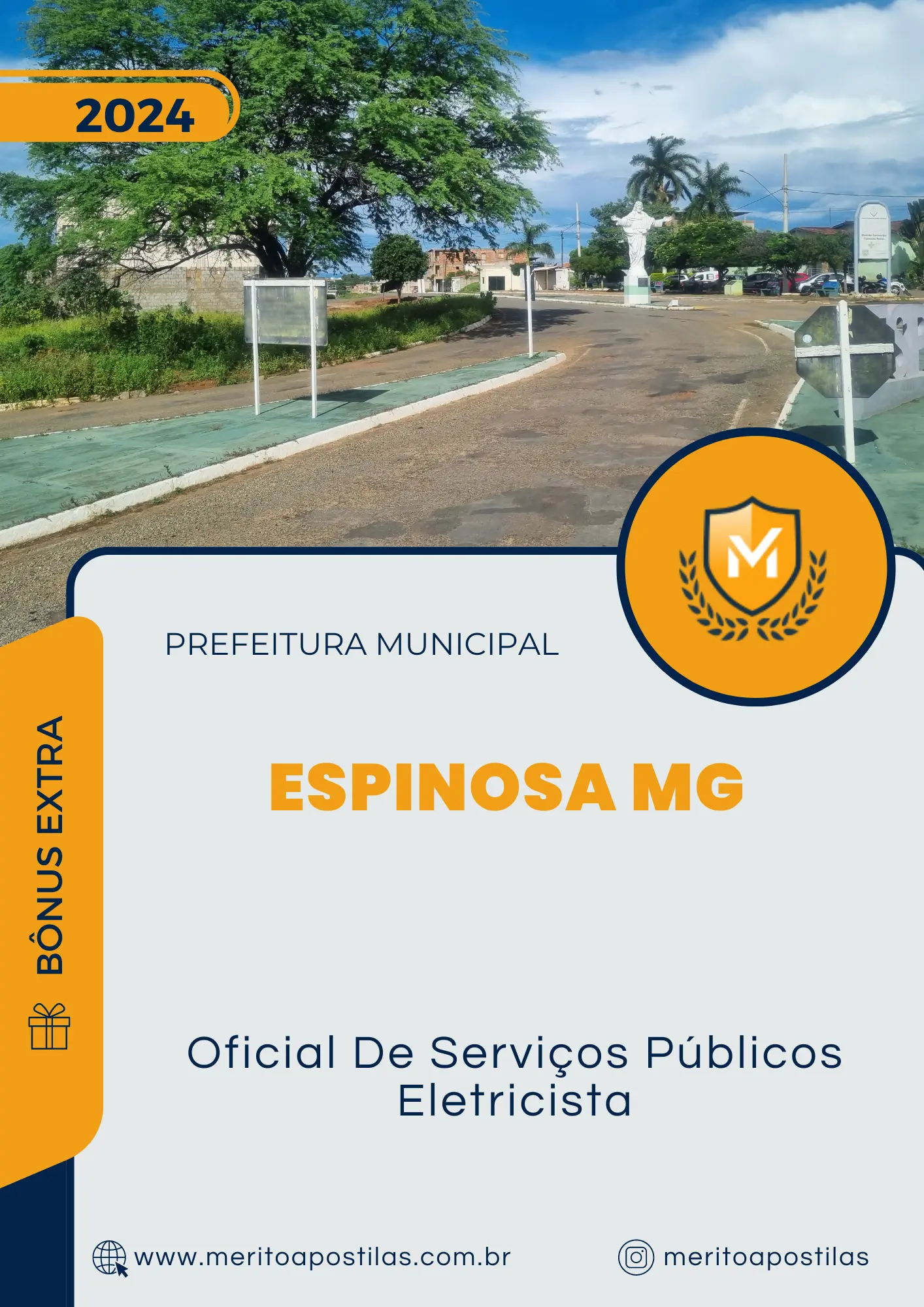 Apostila Oficial De Serviços Públicos Eletricista Prefeitura de Espinosa MG 2024