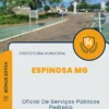 Apostila Oficial De Serviços Públicos Pedreiro Prefeitura de Espinosa MG 2024