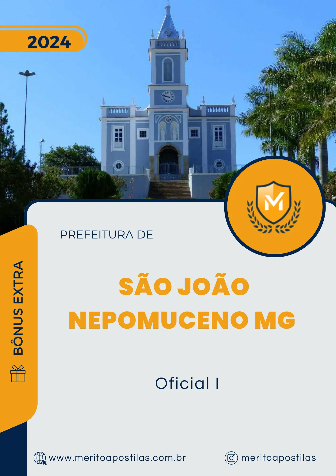 Apostila Oficial I Prefeitura São João Nepomuceno MG 2024