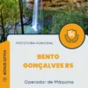Apostila Operador de Máquina Prefeitura de Bento Gonçalves RS 2024