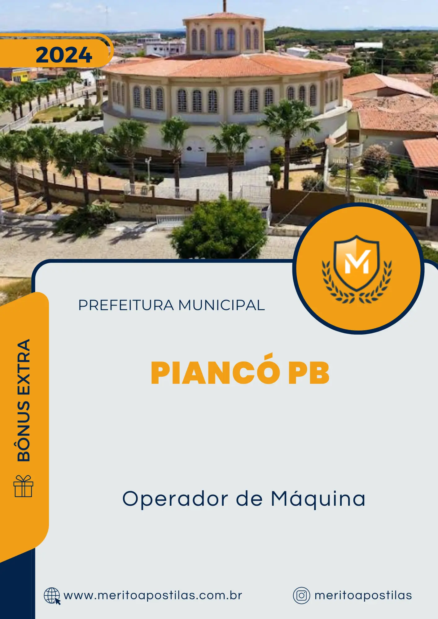 Apostila Operador de Máquina Prefeitura de Piancó PB 2024