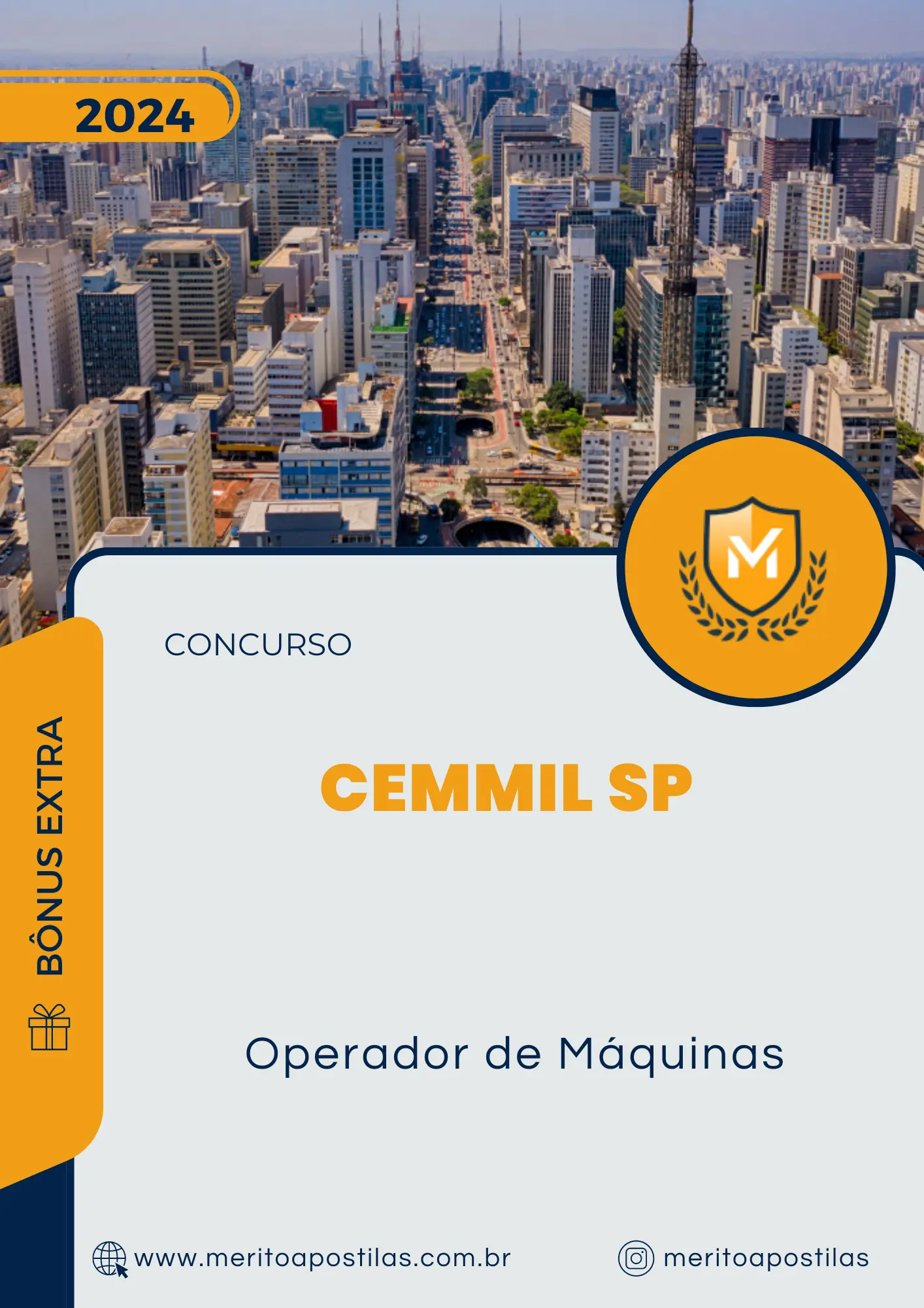Apostila Operador de Máquinas Concurso CEMMIL SP 2024