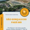 Apostila Professor De Educação Física Anos Iniciais 1º Ao 5º Ano Do Ensino Fundamental Prefeitura de São Gonçalo do Pará MG 2024