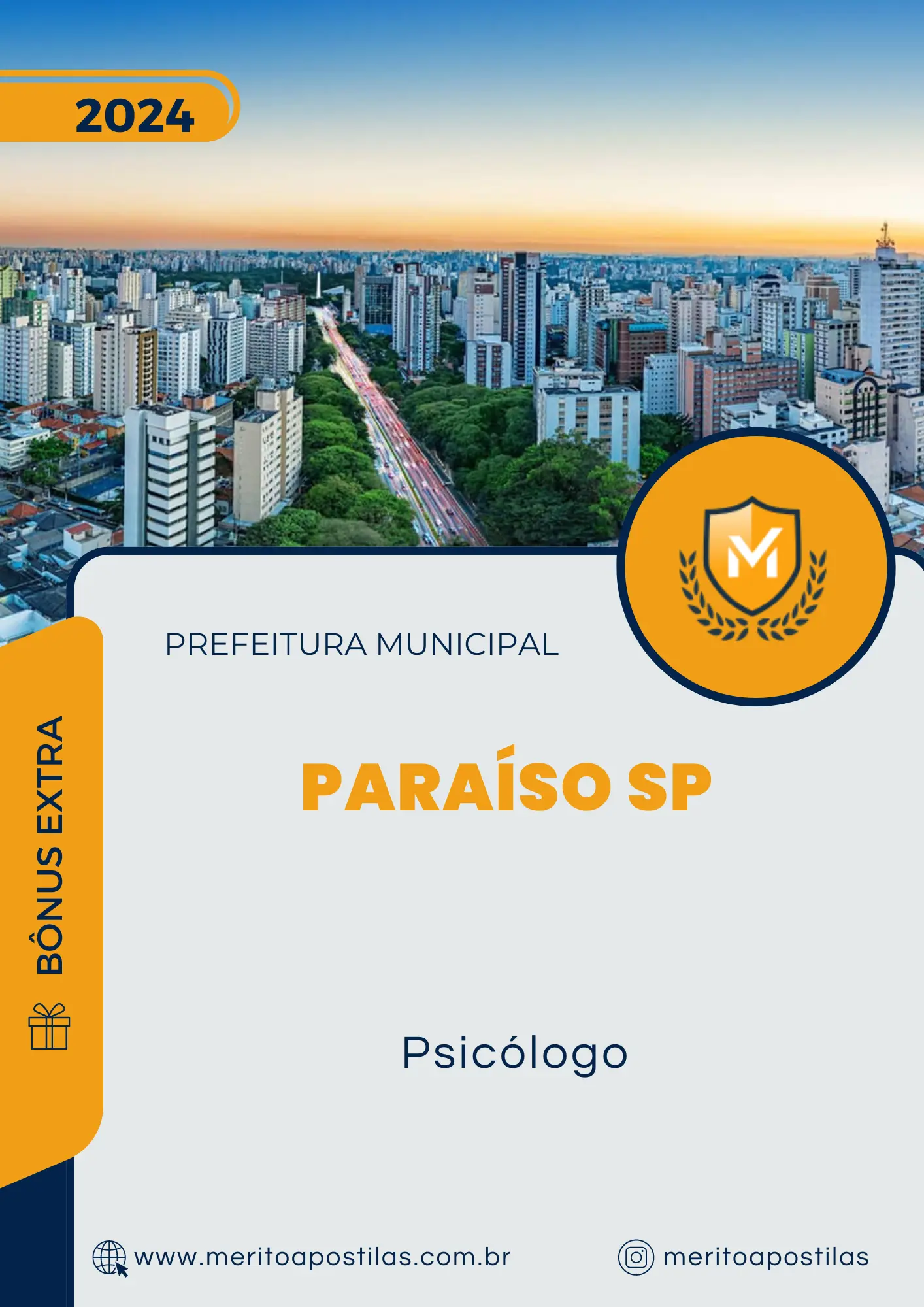 Apostila Psicólogo Prefeitura de Paraíso SP 2024