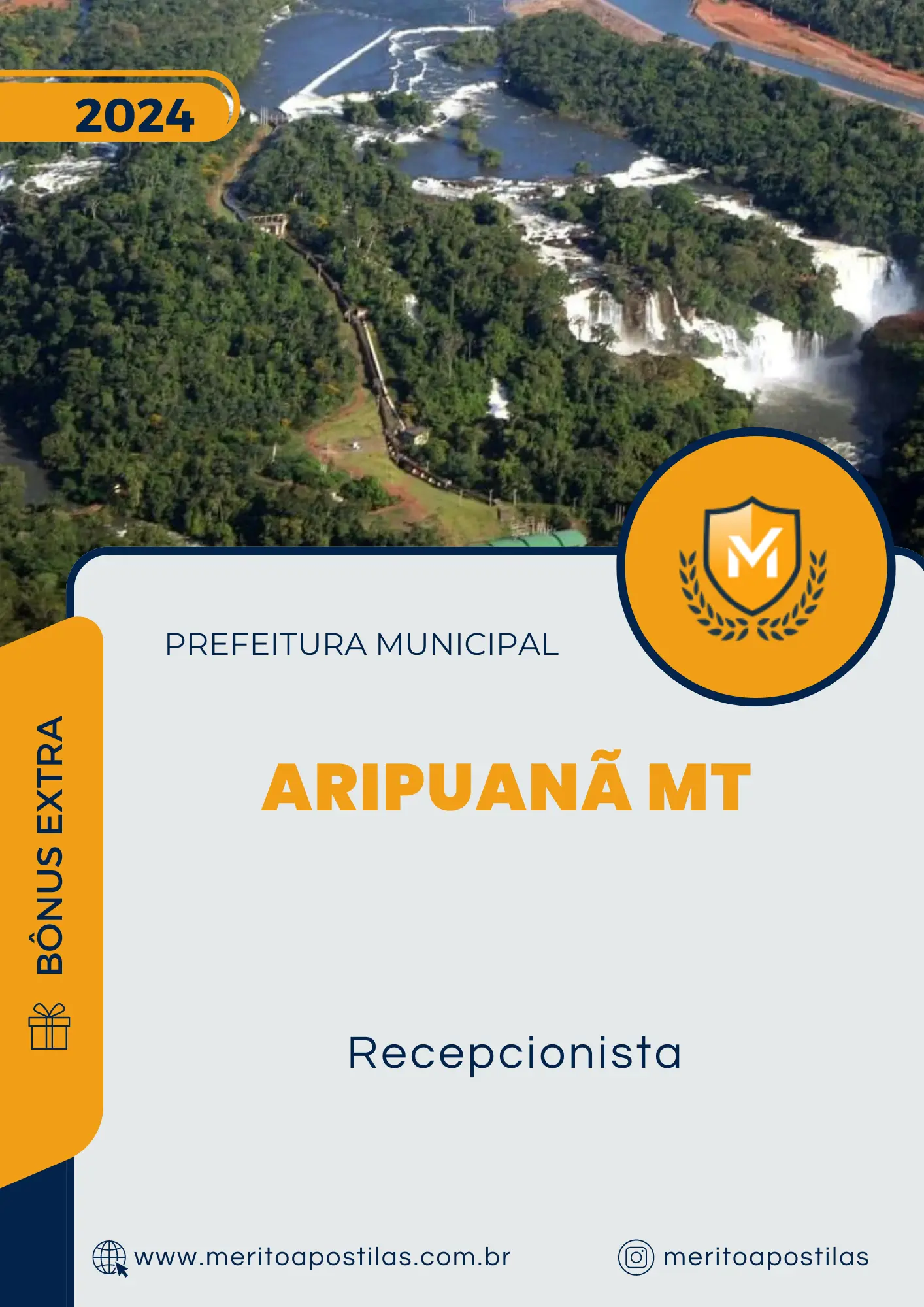 Apostila Recepcionista Prefeitura de Aripuanã MT 2024