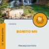 Apostila Recepcionista Câmara de Bonito MS 2024