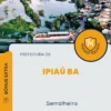 Apostila Serralheiro Prefeitura de Ipiaú BA 2024