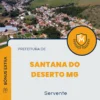 Apostila Servente Prefeitura de Santana do Deserto MG 2024