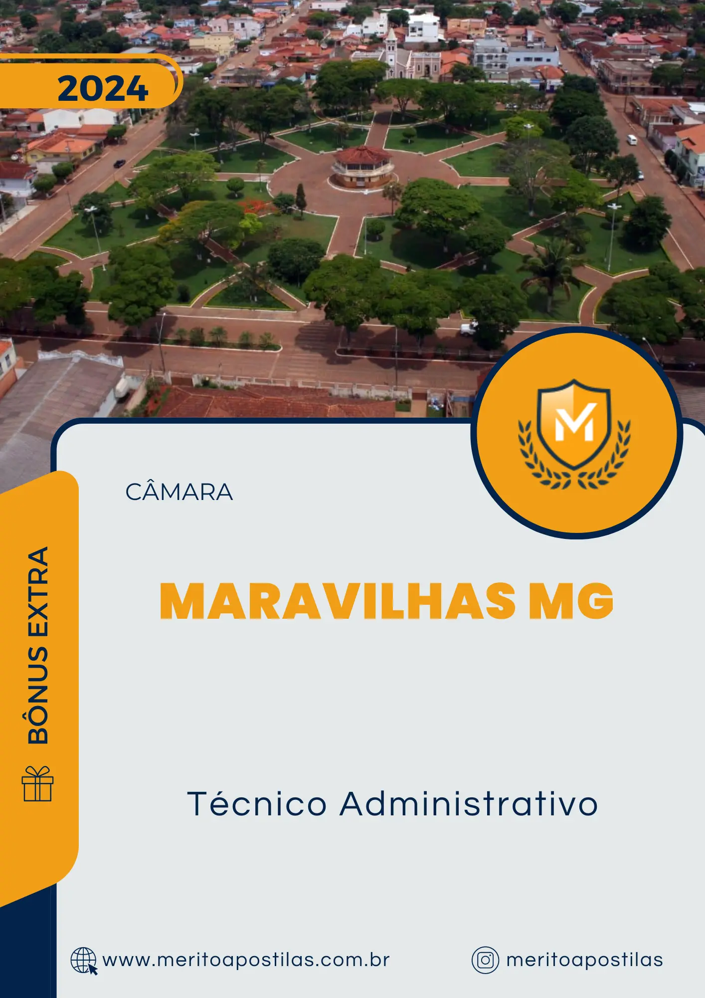 Apostila Técnico Administrativo Câmara de Tiros MG 2024