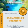 Apostila Técnico De Enfermagem Plantonista Prefeitura de São Manoel do Paraná PR