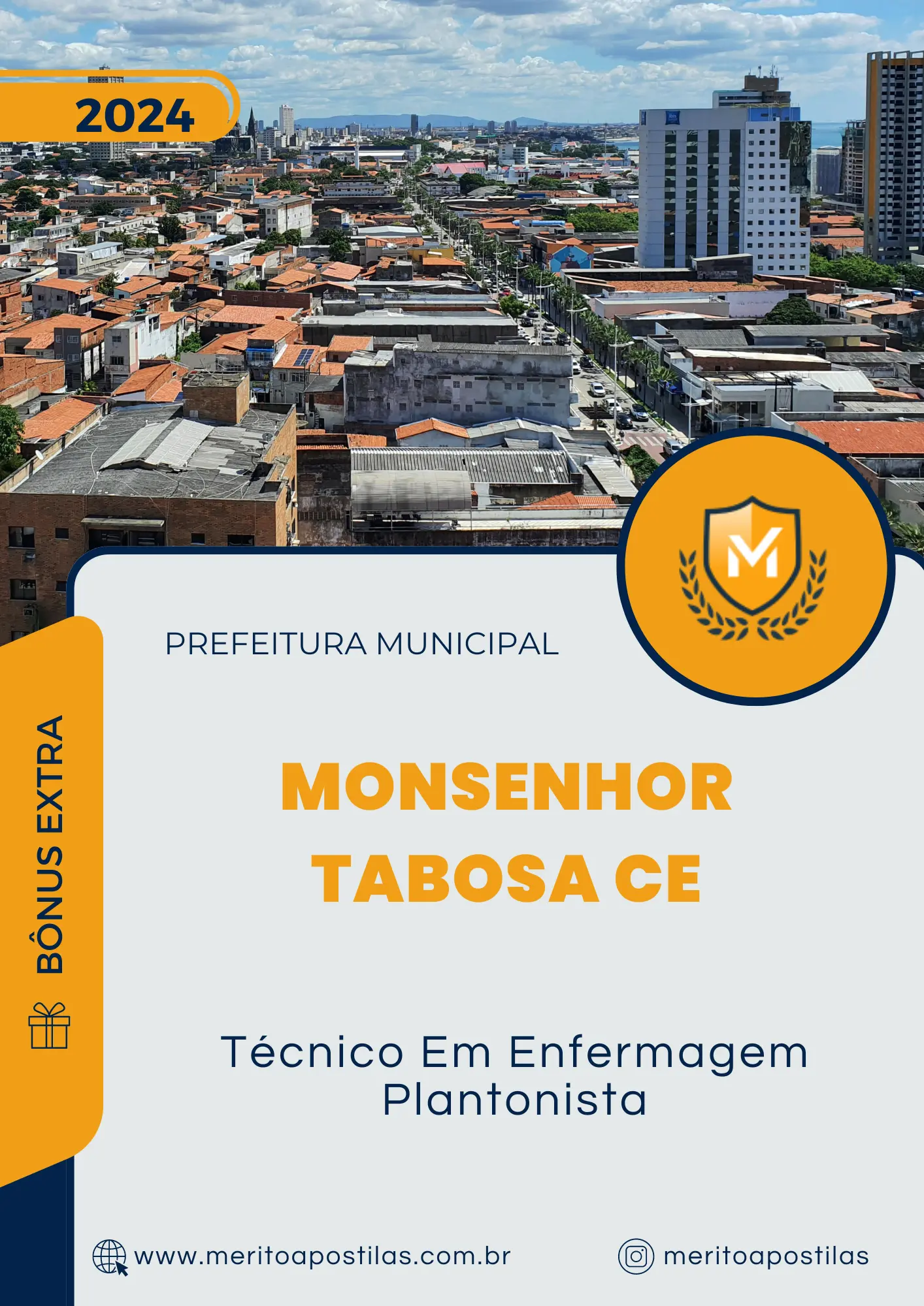 Apostila Técnico Em Enfermagem Plantonista Prefeitura de Monsenhor Tabosa CE 2024