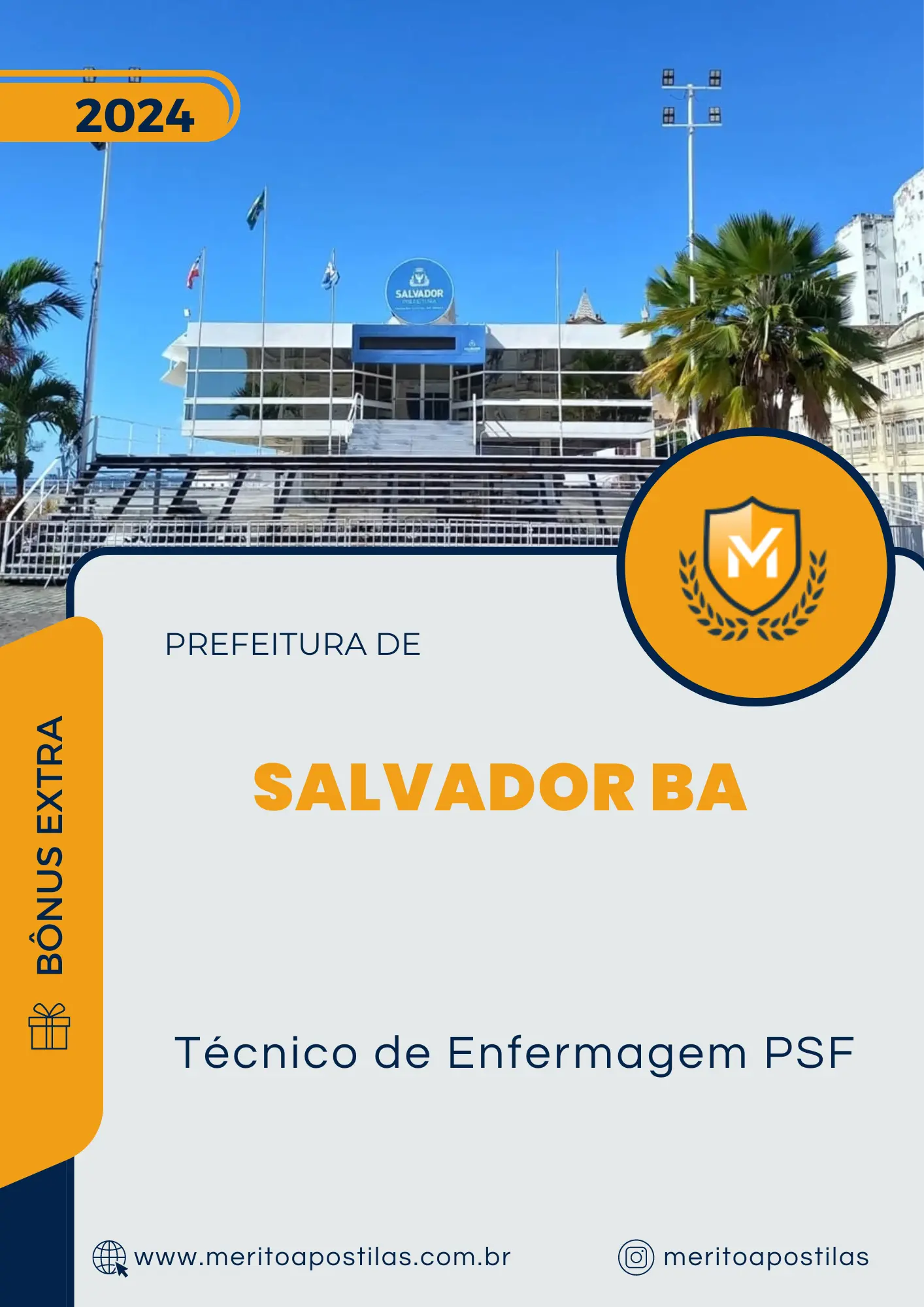 Apostila Técnico de Enfermagem PSF Prefeitura de Salvador BA 2024