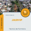 Apostila Técnico de Farmácia Prefeitura de Jales SP 2024