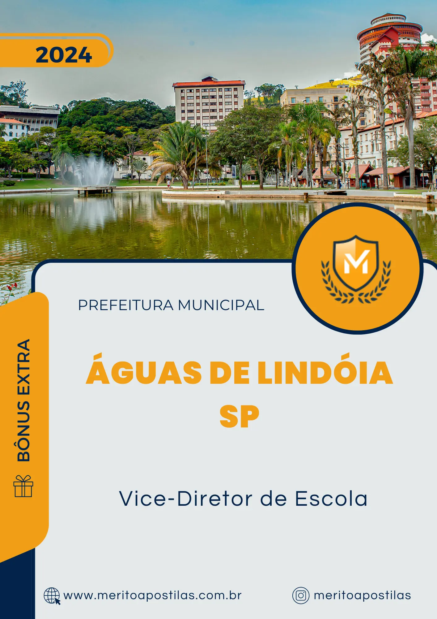 Apostila Vice-Diretor de Escola Prefeitura de Águas de Lindóia SP 2024