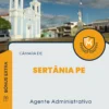 Apostila Agente Administrativo Câmara de Sertânia PE 2024