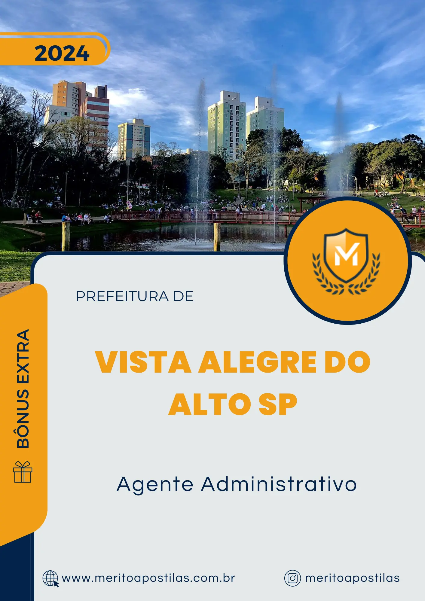 Apostila Agente Administrativo Prefeitura de Vista Alegre do Alto SP 2024