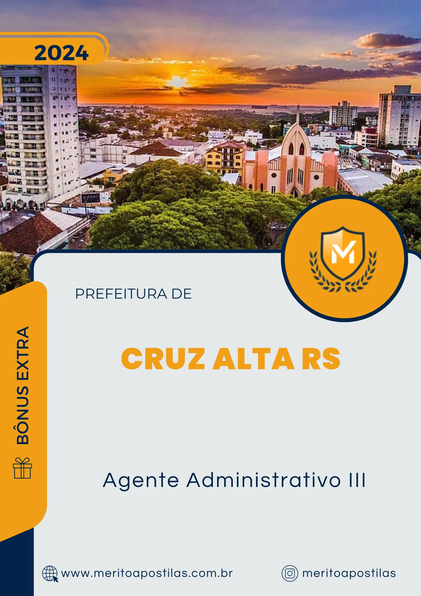 Apostila Agente Administrativo III Prefeitura de Cruz Alta RS 2024