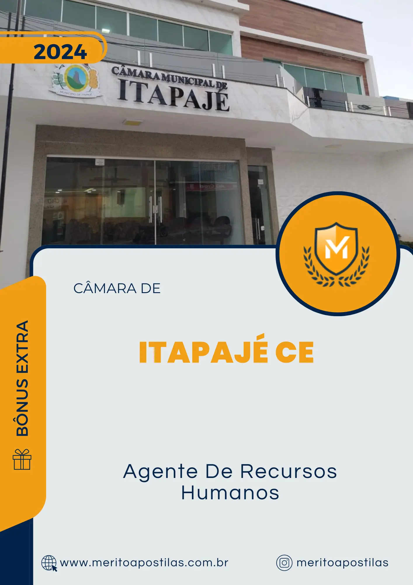 Apostila Agente De Recursos Humanos Câmara de Itapajé CE 2024