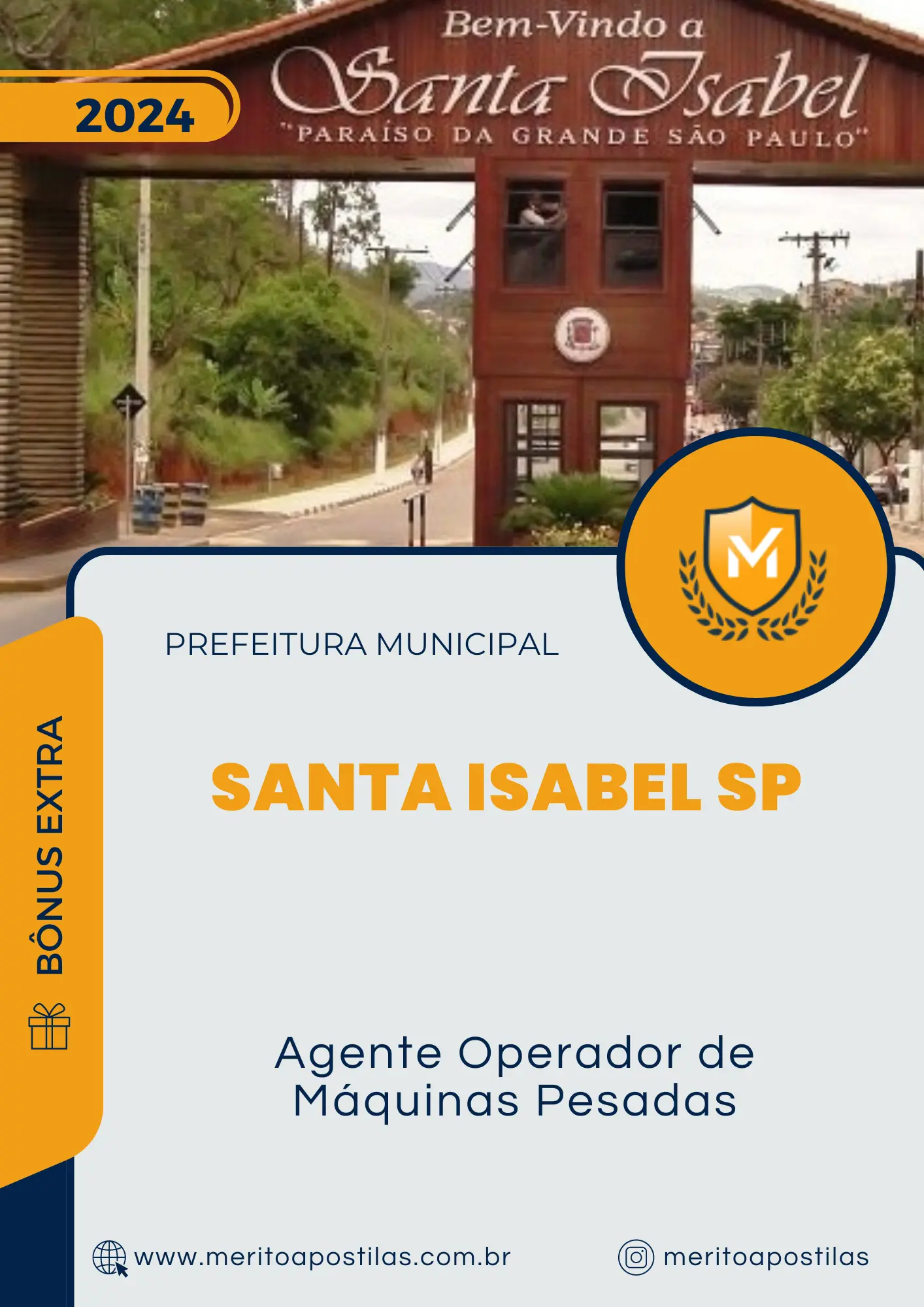 Apostila Agente Operador de Máquinas Pesadas Prefeitura de Santa Isabel SP 2024