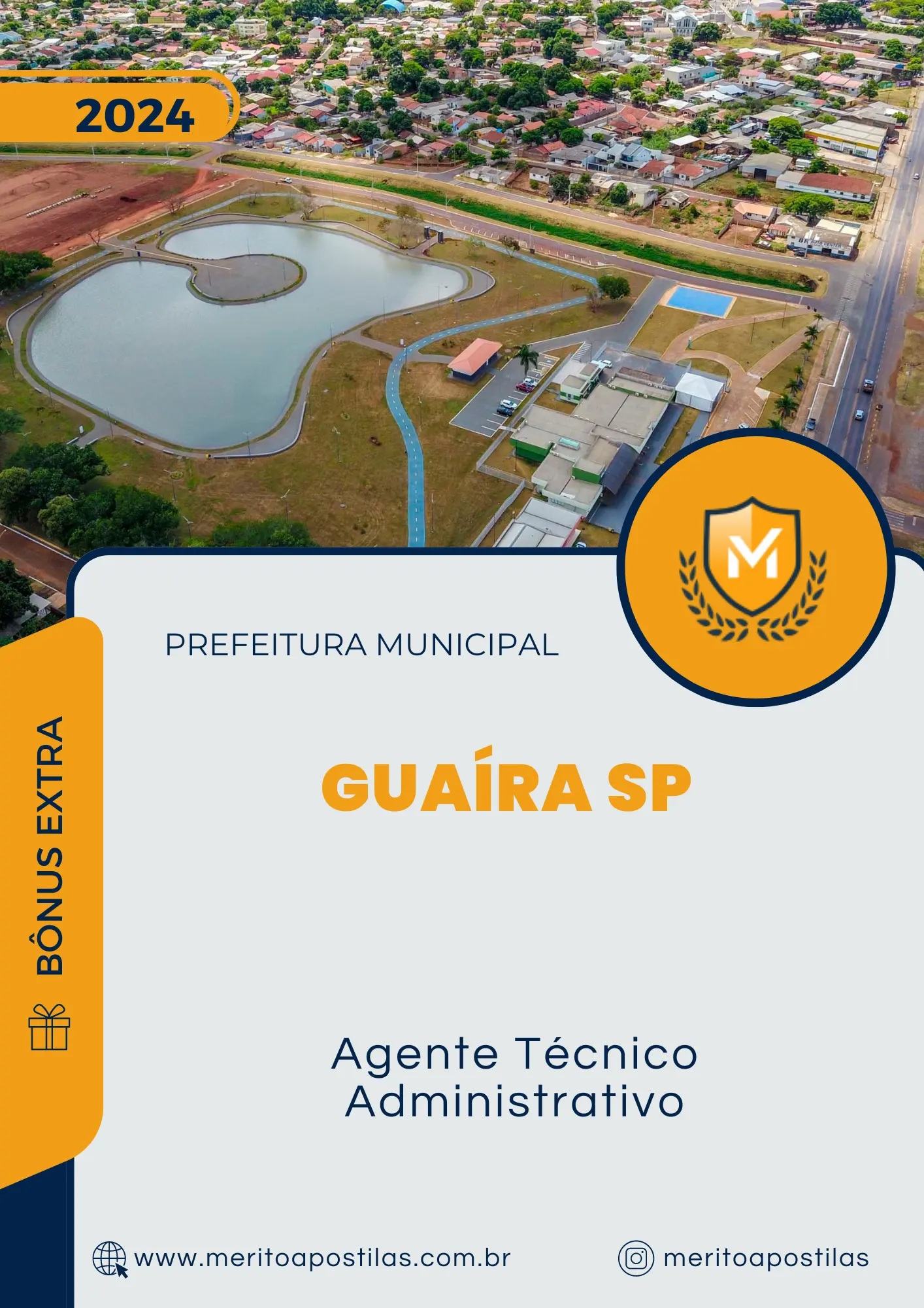 Apostila Agente Técnico Administrativo Prefeitura de Guaíra SP 2024