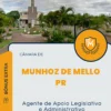 Apostila Agente de Apoio Legislativo e Administrativo Câmara de Munhoz de Mello PR 2024