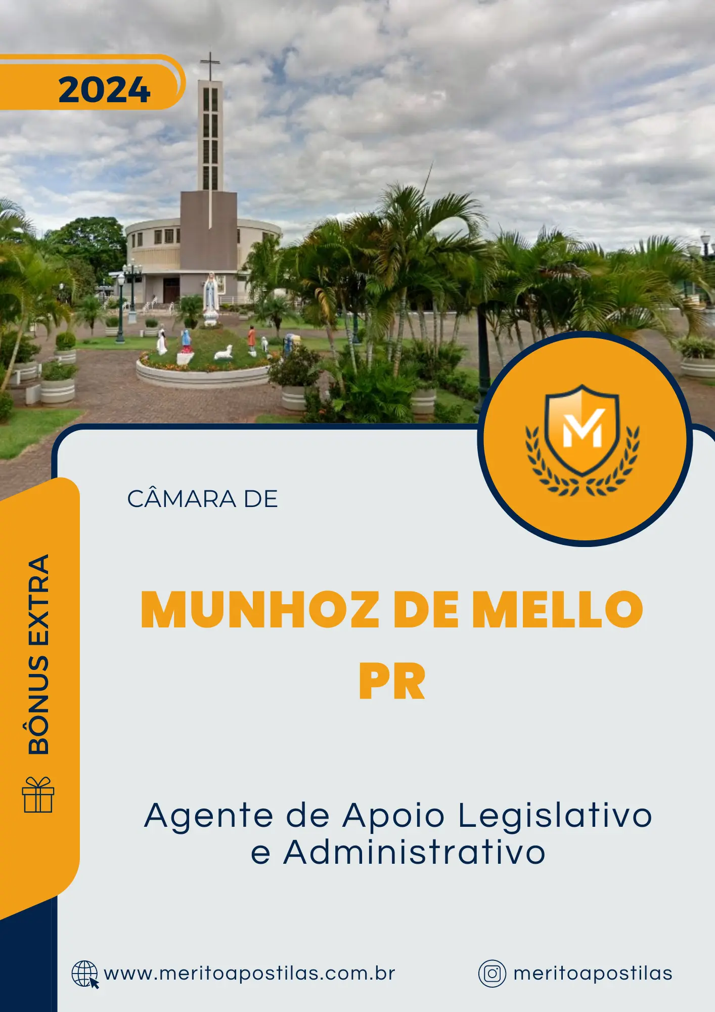 Apostila Agente de Apoio Legislativo e Administrativo Câmara de Munhoz de Mello PR 2024