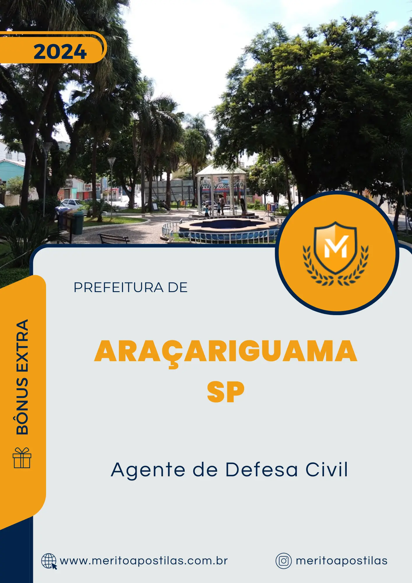 Apostila Agente de Defesa Civil Prefeitura de Araçariguama SP 2024