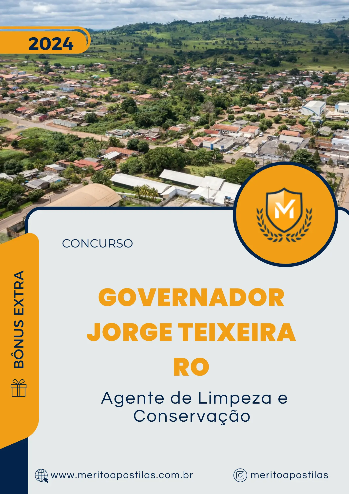 Apostila Agende de Limpeza e Conservação Concurso de Governador Jorge Teixeira RO 2024