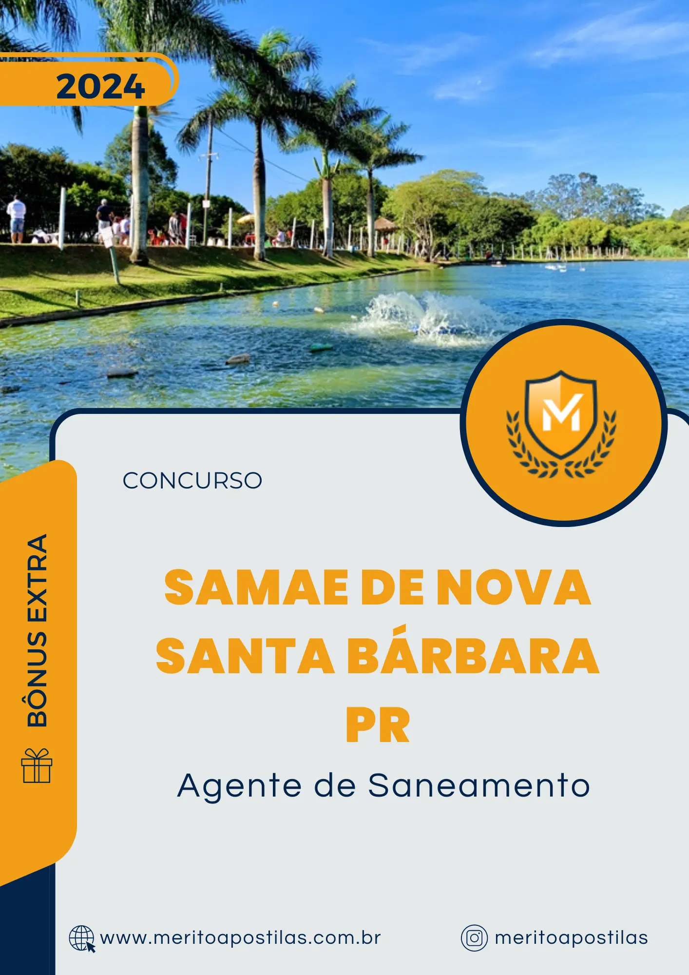 Apostila Agente de Saneamento Concurso SAMAE de Nova Santa Bárbara PR 2024