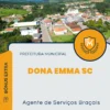 Apostila Agente de Serviços Braçais Prefeitura de Dona Emma SC 2024