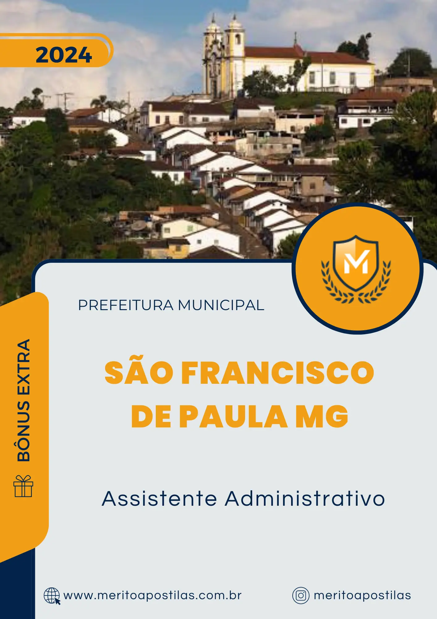 Apostila Assistente Administrativo Prefeitura de São Francisco de Paula MG 2024