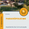 Apostila Assistente De Comunicação Câmara de Paraisópolis MG 2024