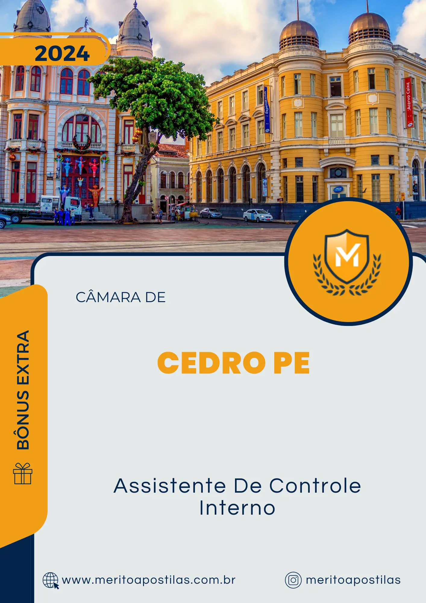 Apostila Assistente De Controle Interno Câmara de Cedro PE 2024