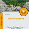 Apostila Assistente Legislativo de Apoio Técnico Câmara de Arcoverde PE 2024