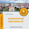 Apostila Assistente Social Prefeitura de Afogados da Ingazeira PE 2024