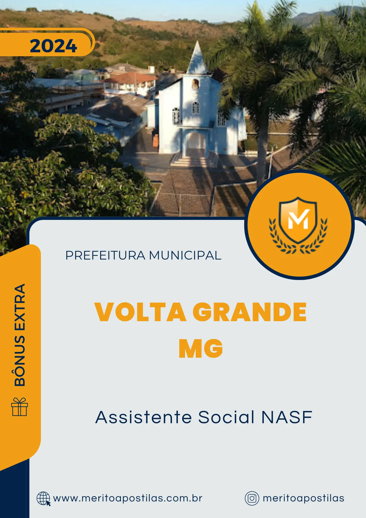 Apostila Assistente Social NASF Prefeitura de Volta Grande MG 2024